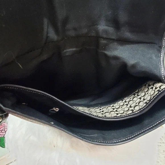 Coach black F3K-6376 Convertible Shoulder Bag Crossbody Purse Bag - Picture 9 of 16